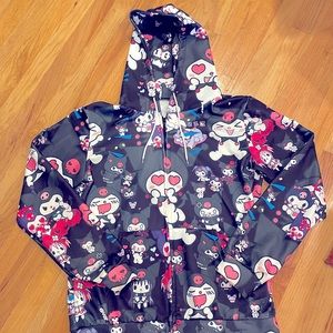 Sanrio Kuromi zip up hoodie with my melody.